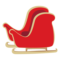 Trenó do papai noel Desenho PNG