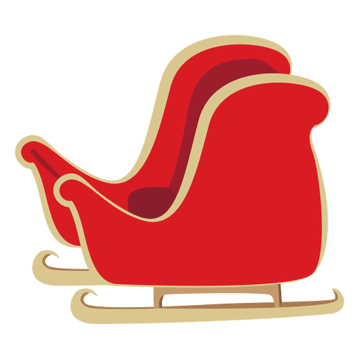 Santa sleigh PNG Design