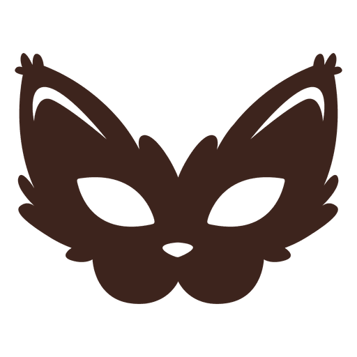 Download Stylish Halloween Cat Mask Transparent Png Svg Vector File PSD Mockup Templates