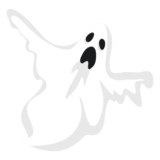 White ghost silhouette 11 - Transparent PNG & SVG vector file