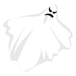 White Ghost Silhouette 15 PNG & SVG Design For T-Shirts