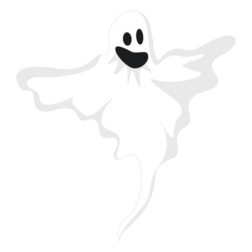 White ghost silhouette 4 - Transparent PNG & SVG vector file