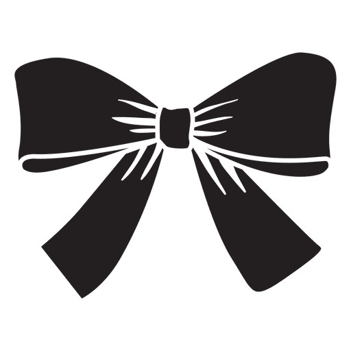 Bow tie black gift PNG Design