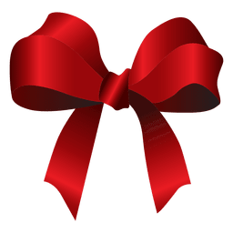 Pajarita roja Diseño PNG