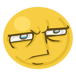 Sad Doodle Emoji Emoticon PNG & SVG Design For T-Shirts