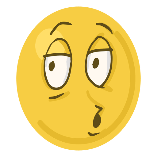 Gesicht Emoji PNG-Design