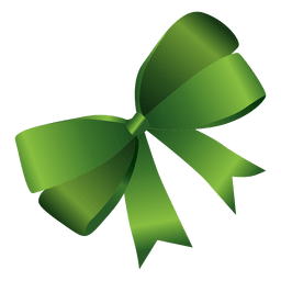 Lazo verde Diseño PNG
