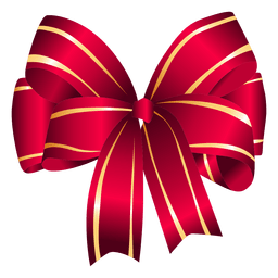 Red bow gift PNG Design Transparent PNG