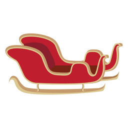 Schlitten schlangenrot gleiten PNG-Design