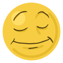 Emoticon de emoji de cara de sonrisa Diseño PNG