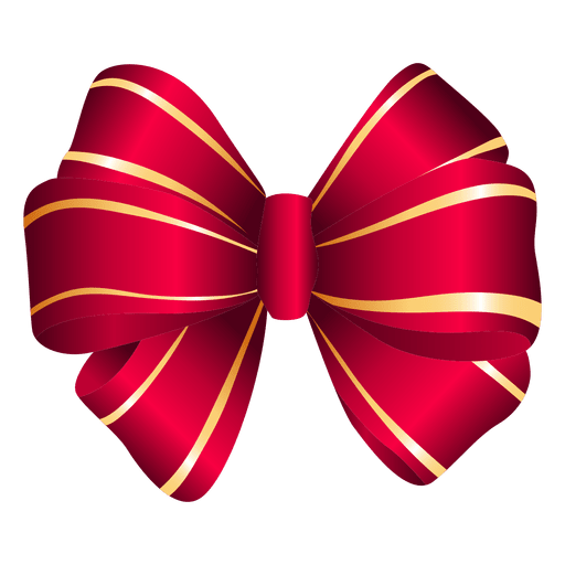 Triple bow red PNG Design