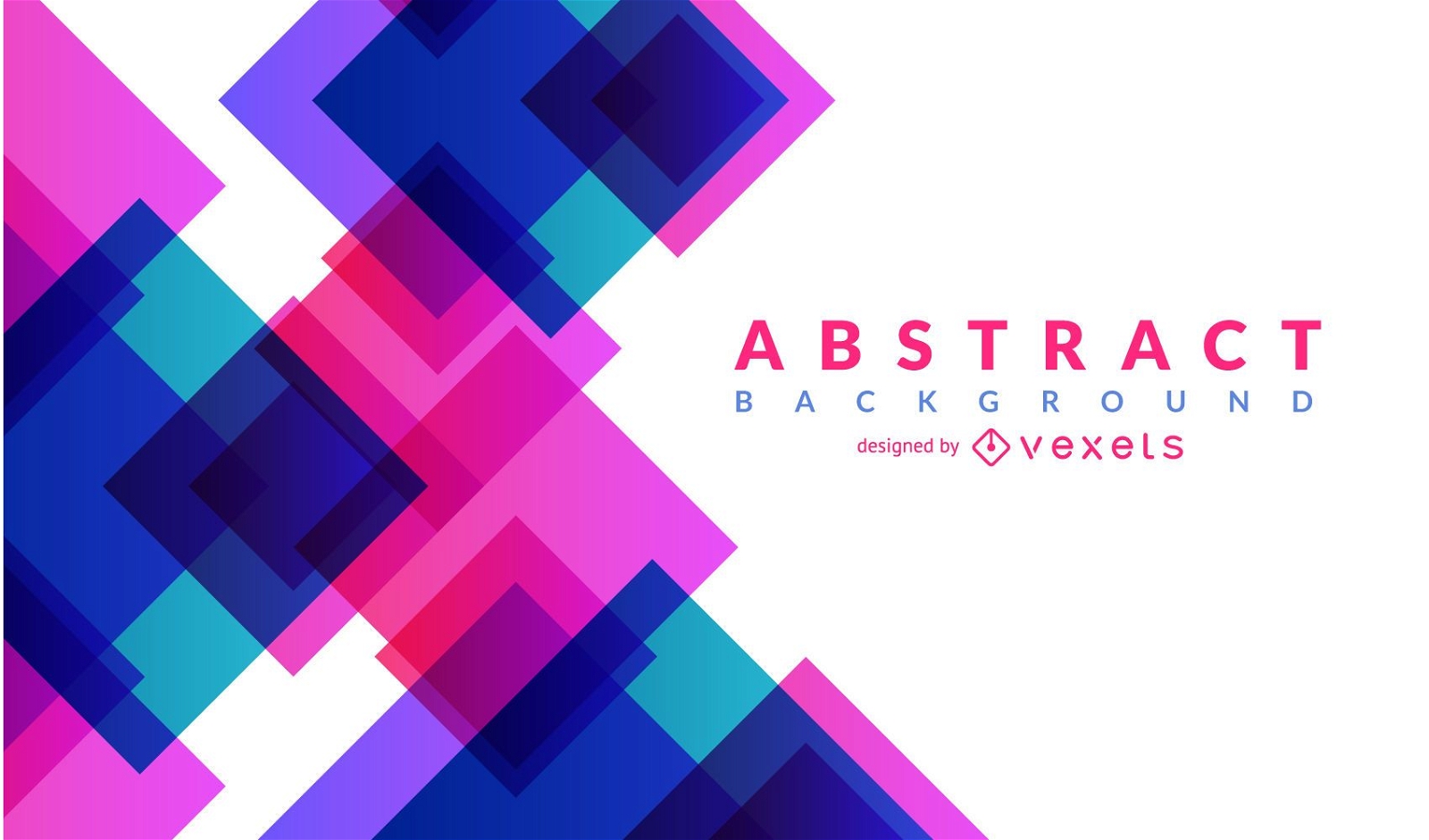 Abstract blue and pink background