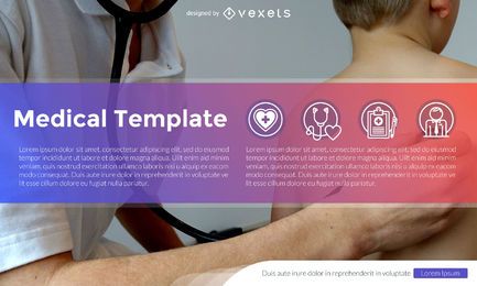 Healthcare and medicine template design with icons Healthcare and medicine template design with icons