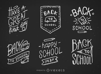 Back to school hand drawn chalkboard designs Back to school hand drawn chalkboard designs