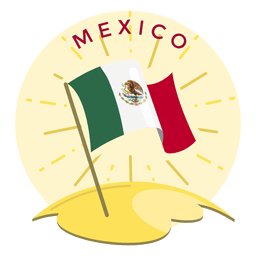 Bandeira do mexico Desenho PNG
