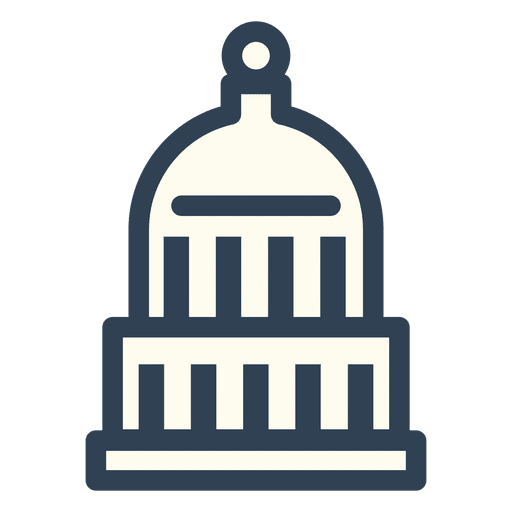 USA-Kapitol-Strichsymbol PNG-Design