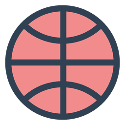 Basketball-Ballschlag-Symbol PNG-Design