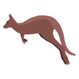 Känguruspringen PNG-Design