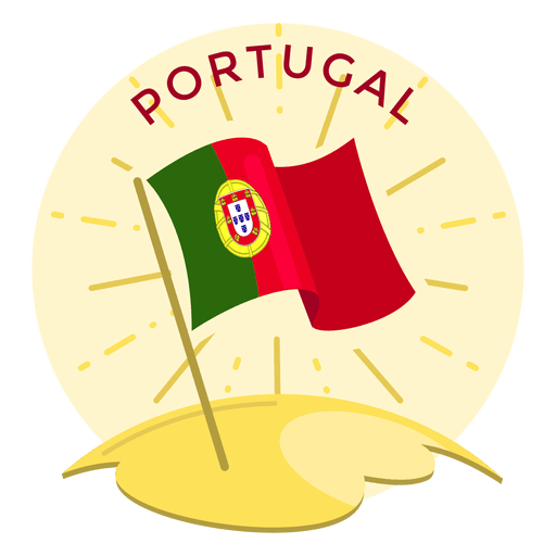 Bandera de portugal Diseño PNG