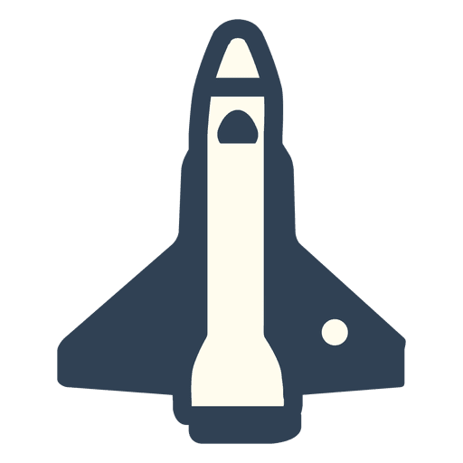 Stroke space shuttle icon PNG Design