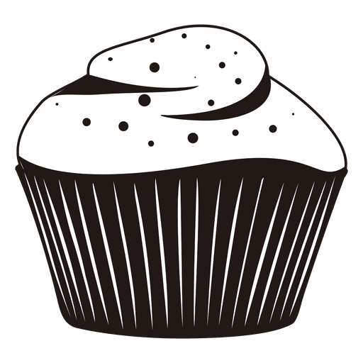 cupcake illustration with frosting Transparent PNG cupcake illustration with frosting Transparent PNG