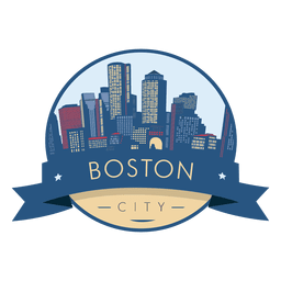 Insignia del horizonte de la ciudad de Boston Insignia del horizonte de la ciudad de Boston
