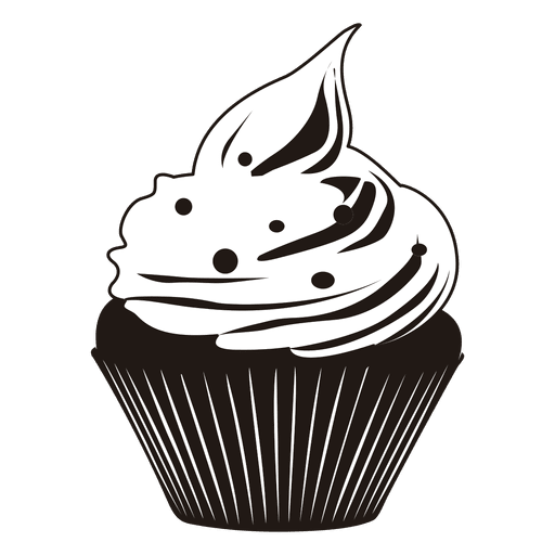 Cute  cupcake illustration PNG Design
