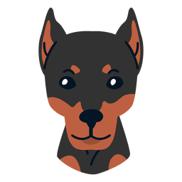 Dobermannillustration PNG-Design