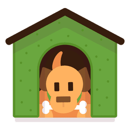 Cachorro em casa Desenho PNG