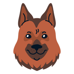 Ilustración de pastor alemán Diseño PNG
