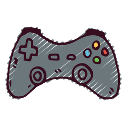 Ícone de joystick de doodle