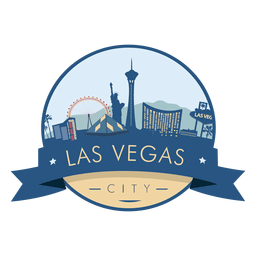 Emblema do horizonte de Las Vegas Desenho PNG