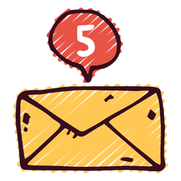 Mensaje de correo Diseño PNG