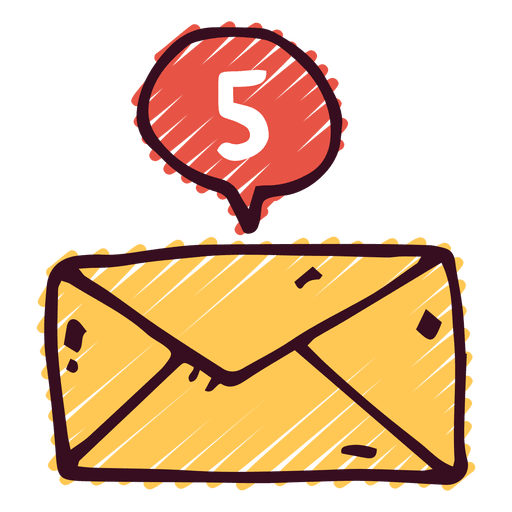 Message mail PNG Design