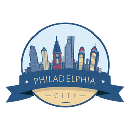 Philadelphia Baseball Skyline Philly City SVG Design