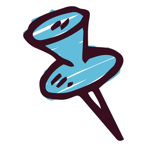 Pin doodle icon PNG Design