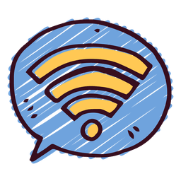 Signal Doodle Wi-Fi PNG-Design