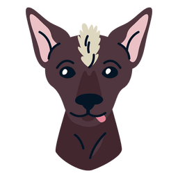 Xoloitzcuintle Illustration PNG-Design
