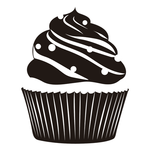 Ilustração de cupcake gostoso Desenho PNG