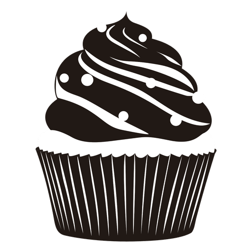 Yummy cupcake illustration PNG Design