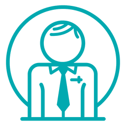 Icono de perfil médico Diseño PNG