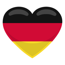 Germany heart flag PNG Design Transparent PNG