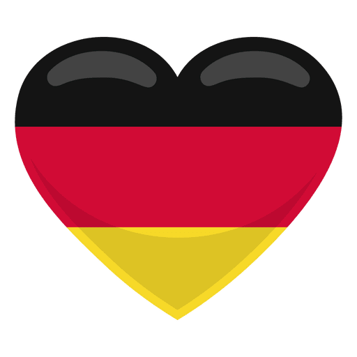 Deutschland Herz Flagge