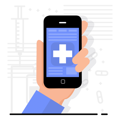 Design der Gesundheits-App PNG-Design