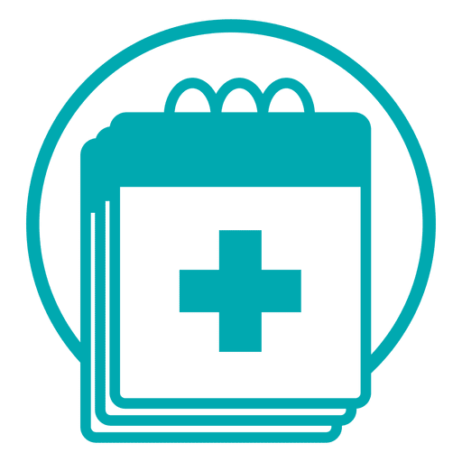 Medical schedule icon PNG Design