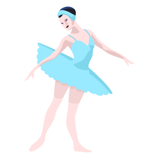 Russia ballet dancer illustration