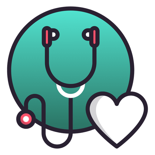 Stethoscope color icon PNG Design
