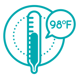 Temperature icon PNG Design