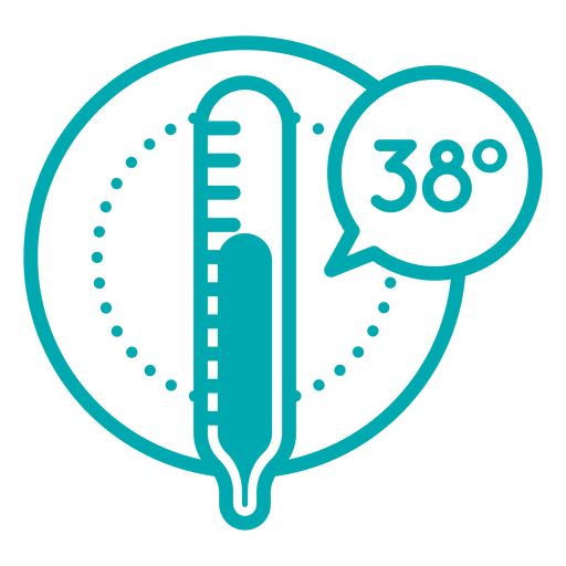 Icono de temperatura celcius Diseño PNG