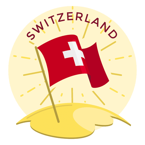 Schweiz Flagge PNG-Design